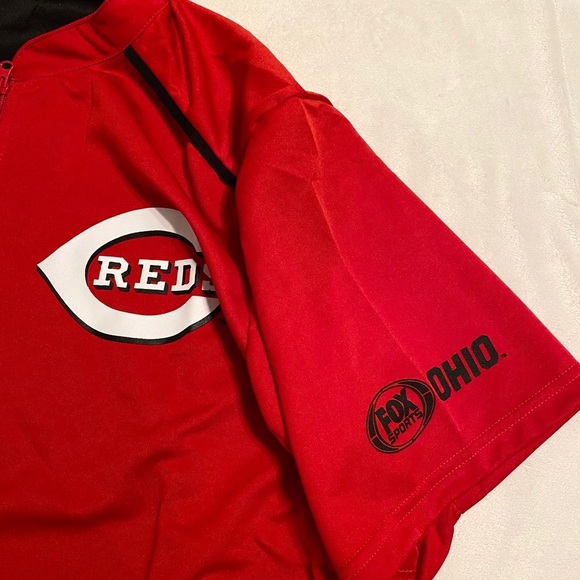 NEW! | Men’s Cincinnati Reds Zip Up Jersey - Picture 8 of 10